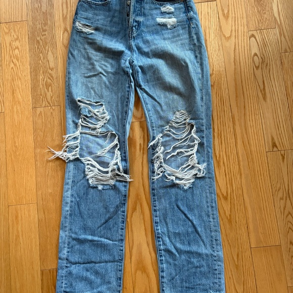Pistola Cassie Super High Rise Straight - Lucca distressed S 25 - Picture 1 of 3